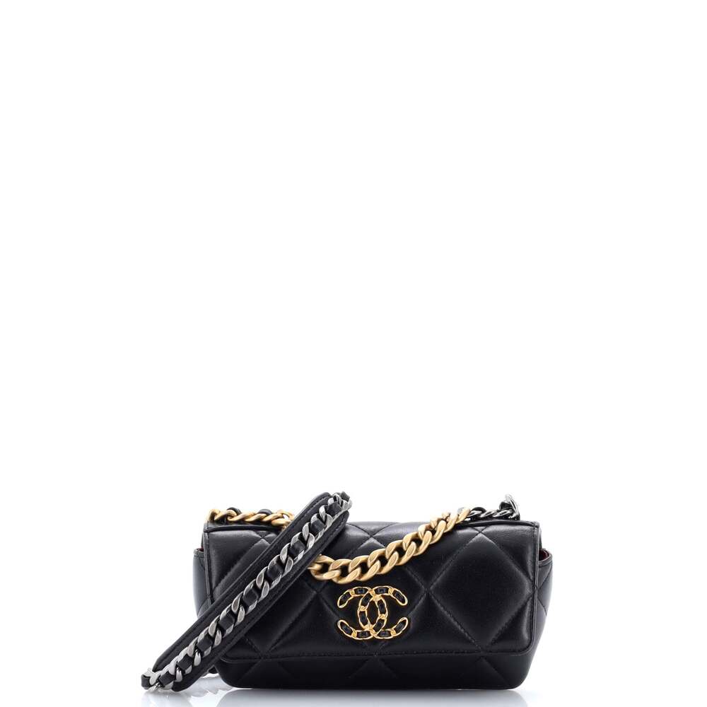 Chanel 19 Glasses Case With Chain #242841C30B